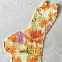 Load image into Gallery viewer, Large Spring Fabric Easter Bunnies, Die Cut Fabric Bunny Rabbits