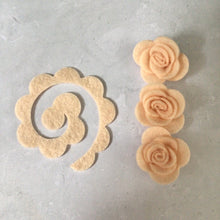 Load image into Gallery viewer, Felt Rosebuds, Pre-Cut Die Cut Flowers, Craft Supplies