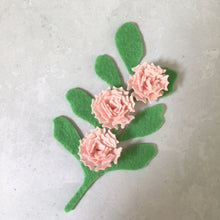 Load image into Gallery viewer, Felt Carnations, 3D Roll Up Die Cut Felt Flowers