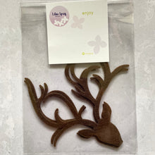 Load image into Gallery viewer, Extra Large Felt Stag Reindeer Head