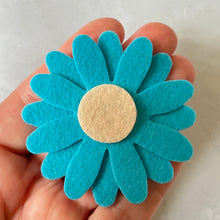 Load image into Gallery viewer, Multicoloured Felt Daisy Flowers, LARGE, Felt Die Cut Daisies