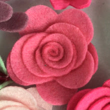 Load image into Gallery viewer, Shades of Pink Felt Flower Kit, Die cut felt flowers