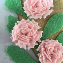 Load image into Gallery viewer, Felt Carnations, 3D Roll Up Die Cut Felt Flowers
