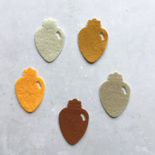 Load image into Gallery viewer, Felt Christmas Lights, Die Cut Felt Lights