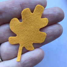 Load image into Gallery viewer, Felt Mixed Leaf Bundle, Die cut mixed leaves, Felt Autumn Leaves