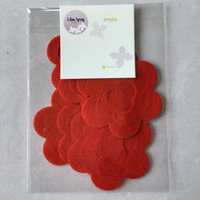 Load image into Gallery viewer, Felt Roses, Felt Die Cut Rose Flowers, (Medium)