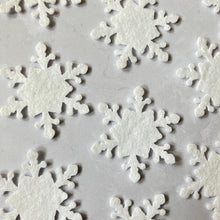 Load image into Gallery viewer, Felt Snowflakes, Style 1, Die Cut Felt Snowflakes