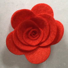 Load image into Gallery viewer, Felt Roses, Felt Die Cut Rose Flowers, (Medium)