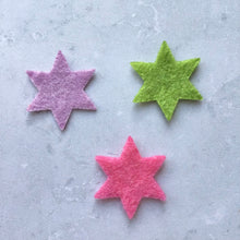 Load image into Gallery viewer, Mini Felt Stars, Die Cut Felt Stars