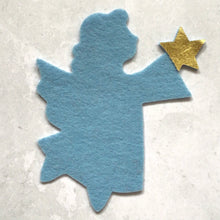 Load image into Gallery viewer, Gold and Felt Christmas Angels, Make Your Own Angel Kit