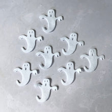 Load image into Gallery viewer, White Felt Ghosts, Die Cut Felt Ghosts