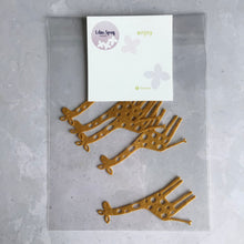 Load image into Gallery viewer, Felt Giraffes, Felt Die Cut Giraffe