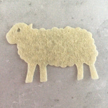 Load image into Gallery viewer, Felt Sheep, Felt Lambs, Die Cut Felt Sheep