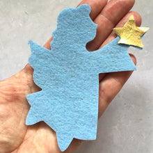 Load image into Gallery viewer, Gold and Felt Christmas Angels, Make Your Own Angel Kit