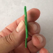 Load image into Gallery viewer, Green Felt Shamrock, Felt Die Cut Shamrock, Felt Lucky Clover