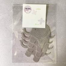 Load image into Gallery viewer, Large Felt Elephants, Die Cut Felt 3D Elephants