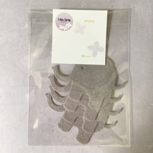 Load image into Gallery viewer, Large Felt Elephants, Die Cut Felt 3D Elephants