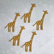 Load image into Gallery viewer, Felt Giraffes, Felt Die Cut Giraffe