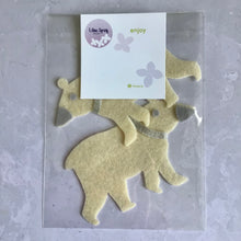 Load image into Gallery viewer, Felt Polar Bears, Die Cut Polar Bear