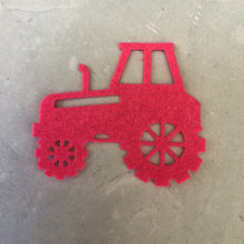 Load image into Gallery viewer, Felt Tractors, Die Cut Felt Tractors