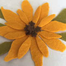 Load image into Gallery viewer, Felt Black Eyed Susan Flowers, Large, Die Cut Felt Flowers