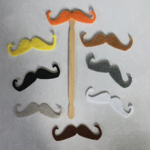 Load image into Gallery viewer, Felt Moustache, Die Cut Moustache