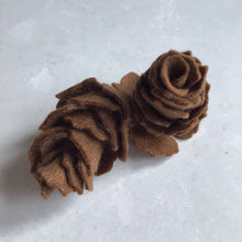 Load image into Gallery viewer, Felt Pine Cone, Roll Up Pine Cone, , Die cut Felt, 3D Die Cut Pine Cone