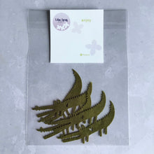 Load image into Gallery viewer, Green Felt Crocodile, felt die cut crocodiles, die cut alligator