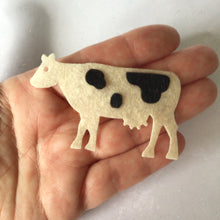 Load image into Gallery viewer, Felt Cows, Die Cut Felt Cows
