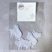 Load image into Gallery viewer, Felt Sheep, Felt Lambs, Die Cut Felt Sheep