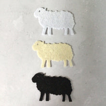Load image into Gallery viewer, Felt Sheep, Felt Lambs, Die Cut Felt Sheep