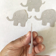 Load image into Gallery viewer, Large Felt Elephants, Die Cut Felt 3D Elephants