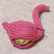 Load image into Gallery viewer, Flamingo Knitting Pattern, PDF, Chocolate Cover Knitting Pattern