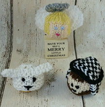 Load image into Gallery viewer, Nativity Christmas Knitting Pattern, PDF, Ferrero Rocher Chocolate Covers