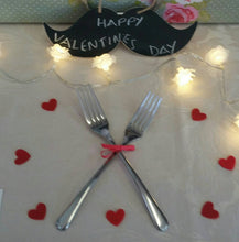 Load image into Gallery viewer, Red Felt Hearts, Small Die Cut Felt Hearts