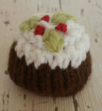 Load image into Gallery viewer, Christmas Pudding Knitting Pattern, Ferrero Rocher Chocolate Cover