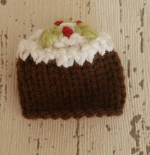 Load image into Gallery viewer, Christmas Pudding Knitting Pattern, Ferrero Rocher Chocolate Cover