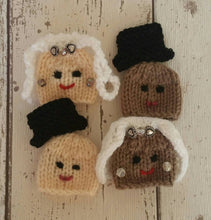 Load image into Gallery viewer, Bride & Groom Knitting Pattern, PDF, Ferrero Rocher Chocolate Cover