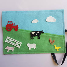 Load image into Gallery viewer, Felt Board Set with Alphabet and Numbers, Busy Board