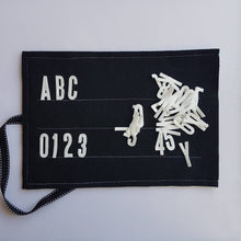 Load image into Gallery viewer, Felt Board Set with Alphabet and Numbers, Busy Board