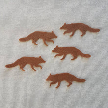 Load image into Gallery viewer, Felt Foxes, Die Cut Felt Fox
