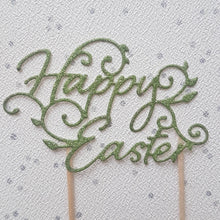 Load image into Gallery viewer, Happy Easter Cake Topper, Easter Cake Topper