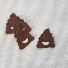 Load image into Gallery viewer, Felt Poop Emoji, Felt die cut Poo Emoji