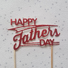 Load image into Gallery viewer, Father's Day Cake Topper, Glitter Cake Topper, Cake Decoration, Cake centrepiece, Dad Cake Topper, Father's Day, Grandad Cake Topper