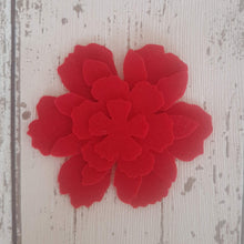 Load image into Gallery viewer, Large Christmas Felt Flowers, Die Cut Felt Flowers