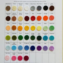 Load image into Gallery viewer, Christmas Felt Flower Kit, Felt 3D flowers, Roll up felt flowers, Die cut felt flowers