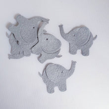 Load image into Gallery viewer, Felt Elephants, 3D, Die Cut Elephant