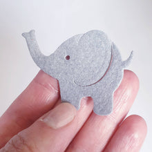 Load image into Gallery viewer, Felt Elephants, 3D, Die Cut Elephant