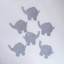 Load image into Gallery viewer, Felt Elephants, 3D, Die Cut Elephant