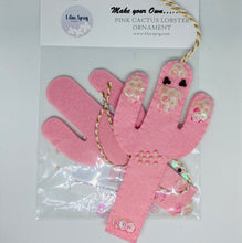 Load image into Gallery viewer, Sew Your Own Felt Lobster Christmas Ornament Kit